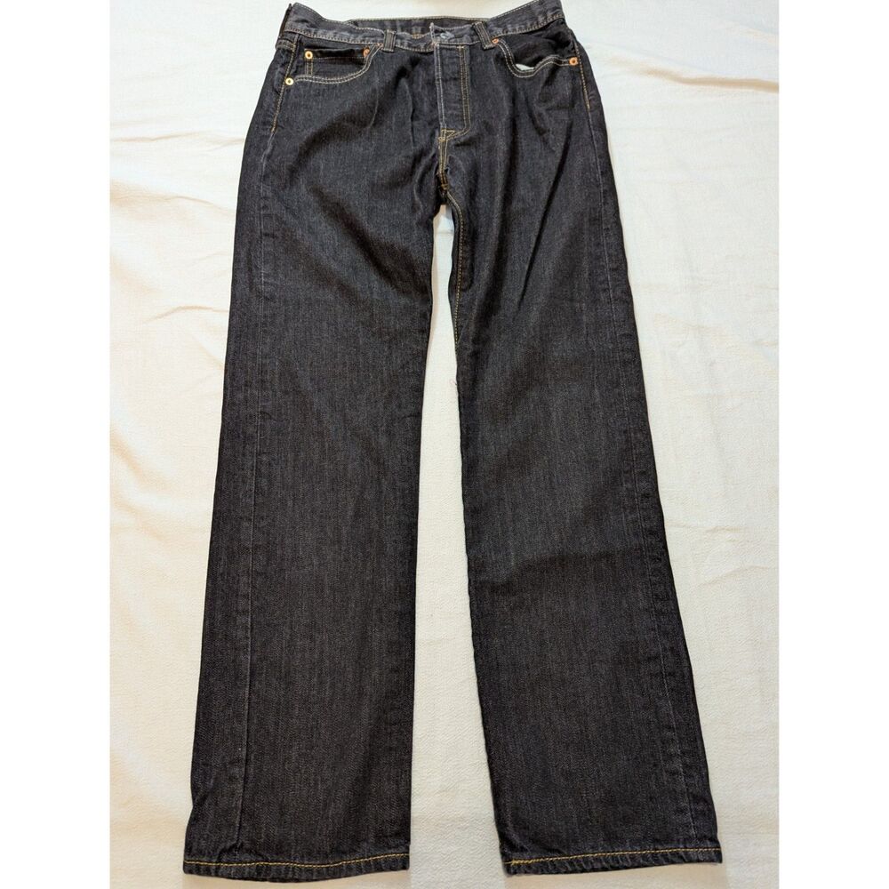 Levi’s 501 Original Fit Jeans Men Dark Wash - Tagged 33x32, Measures 30x31